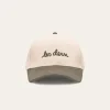 Les Deux Brad Contrast Suede Baseball Cap | Caps / Hats