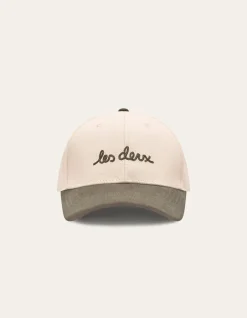 Les Deux Brad Contrast Suede Baseball Cap | Caps / Hats