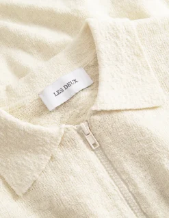 Les Deux Brad Zipper Polo | Knitwear