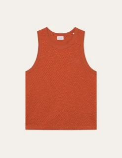 Les Deux Bruce Knitted Check Tanktop | T-Shirts