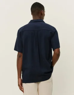 Les Deux Charlie Stripe Structure SS Shirt 2.0 | Shirts / Overshirts