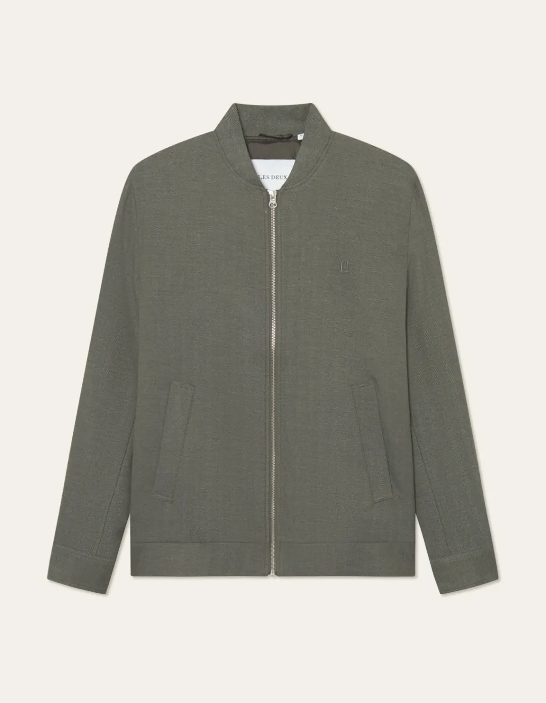 Les Deux Como Reg Herringbone Bomber Jacket | Jackets / Coats