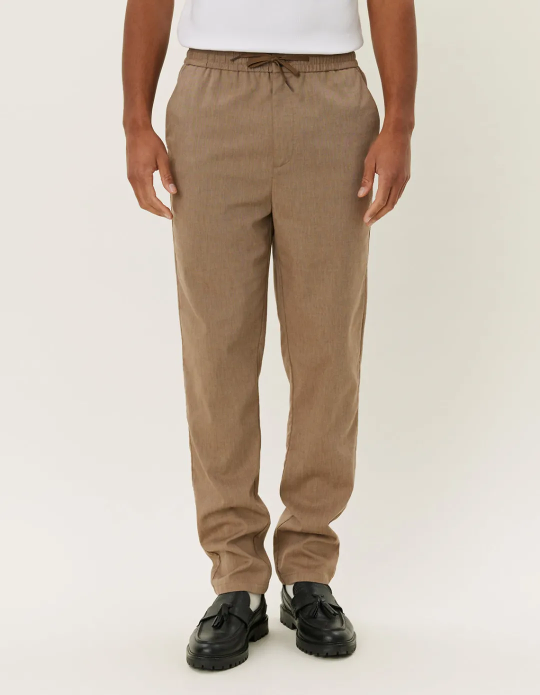 Les Deux Como Tapered Slub Drawstring Pants | Pants