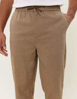 Les Deux Como Tapered Slub Drawstring Pants | Pants