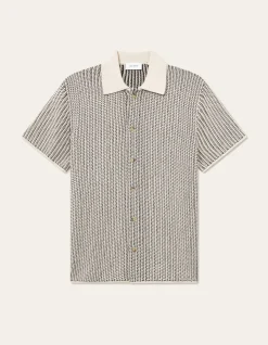 Les Deux Easton Knitted SS Shirt | Knitwear