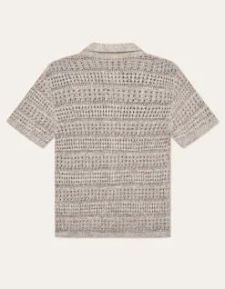 Les Deux Elvin Structure Knitted SS Shirt | Knitwear | Shirts / Overshirts