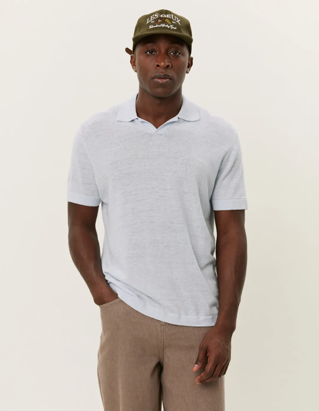 Les Deux Emmanuel Polo Knit | Knitwear