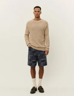 Les Deux Fabian Linen Crewneck Knit | Knitwear