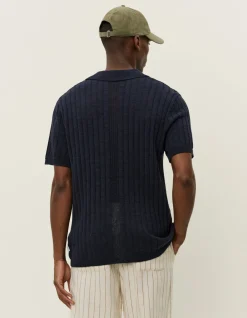 Les Deux Floyd Linen Knitted SS Shirt | Knitwear | Shirts / Overshirts