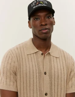 Les Deux Floyd Linen Knitted SS Shirt | Knitwear | Shirts / Overshirts