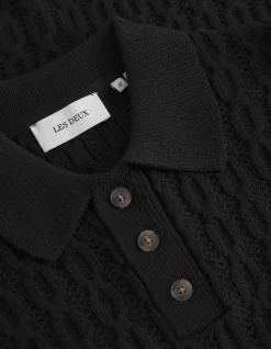 Les Deux Garrett Knitted Polo | Knitwear