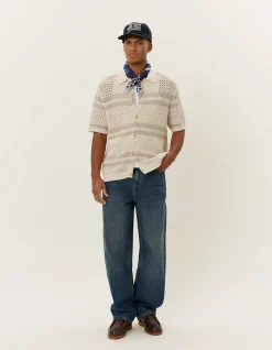 Les Deux Gianni SS Knit Shirt | Knitwear | Shirts / Overshirts