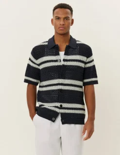 Les Deux Gianni SS Knit Shirt | Knitwear | Shirts / Overshirts