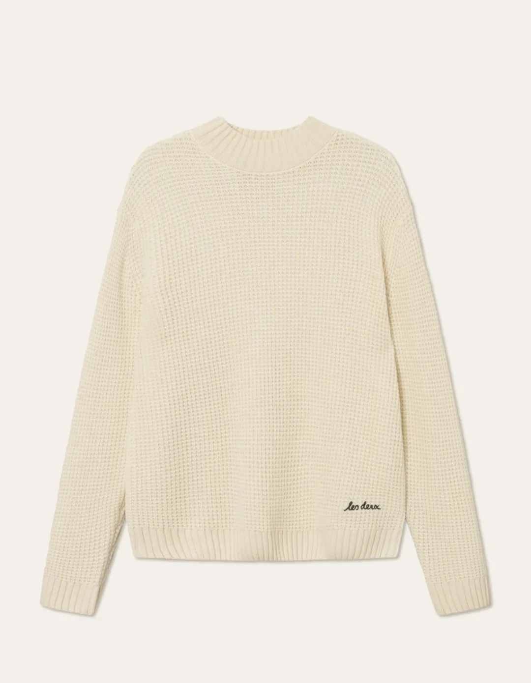 Les Deux Grady Waffle Mockneck Knit | Knitwear