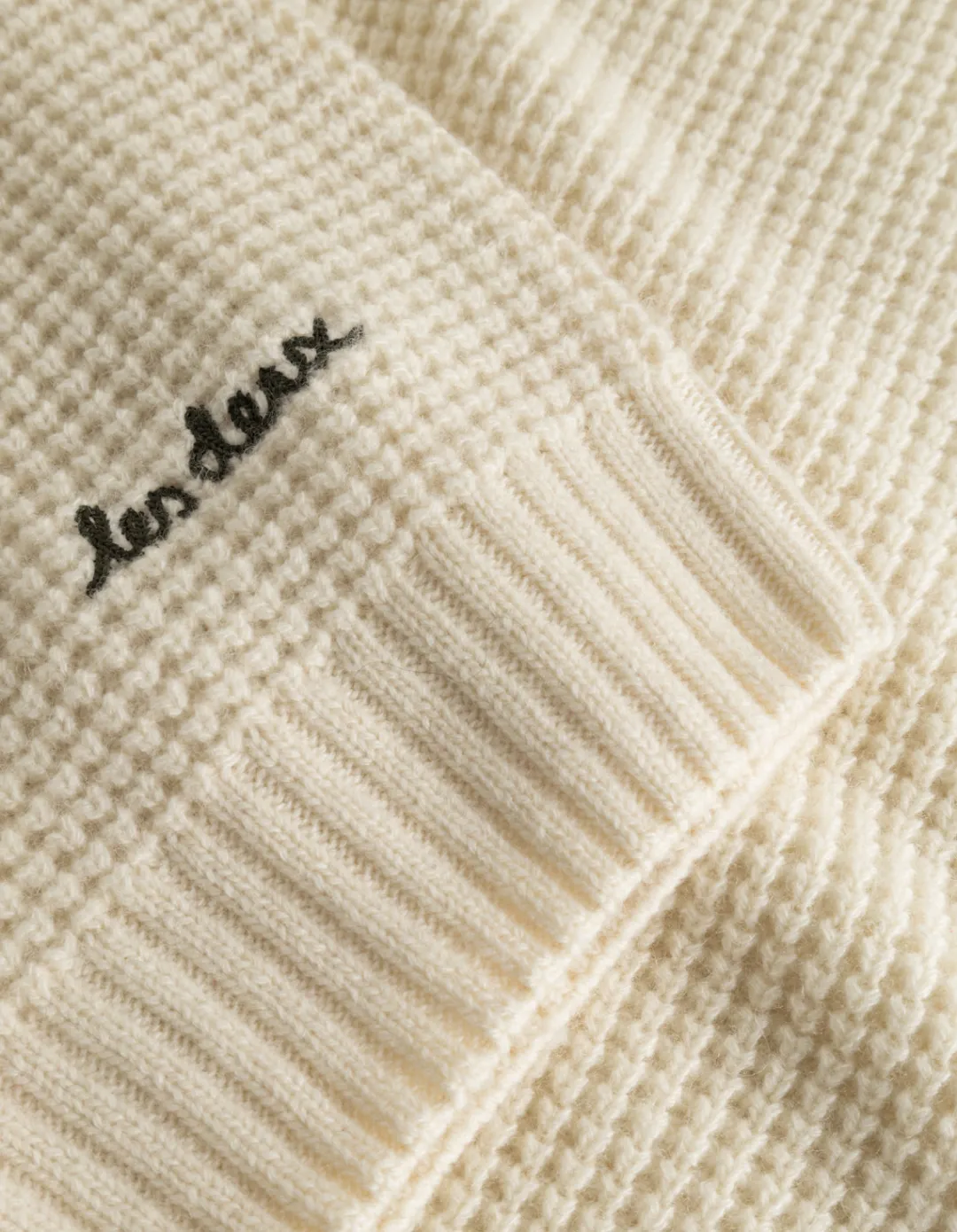 Les Deux Grady Waffle Mockneck Knit | Knitwear