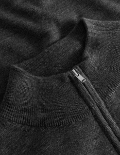 Les Deux Greyson Half-Zip Merino Knit | Knitwear