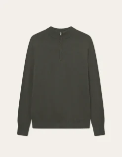 Les Deux Greyson Half-Zip Merino Knit | Knitwear