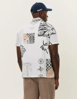 Les Deux Kamar AOP SS Shirt | Shirts / Overshirts