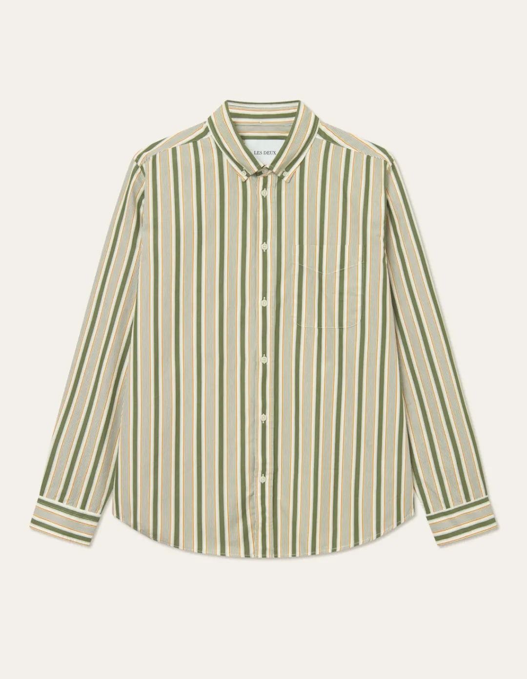 Les Deux Kent Stripe Peached Poplin Shirt | Shirts / Overshirts