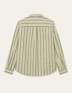 Les Deux Kent Stripe Peached Poplin Shirt | Shirts / Overshirts