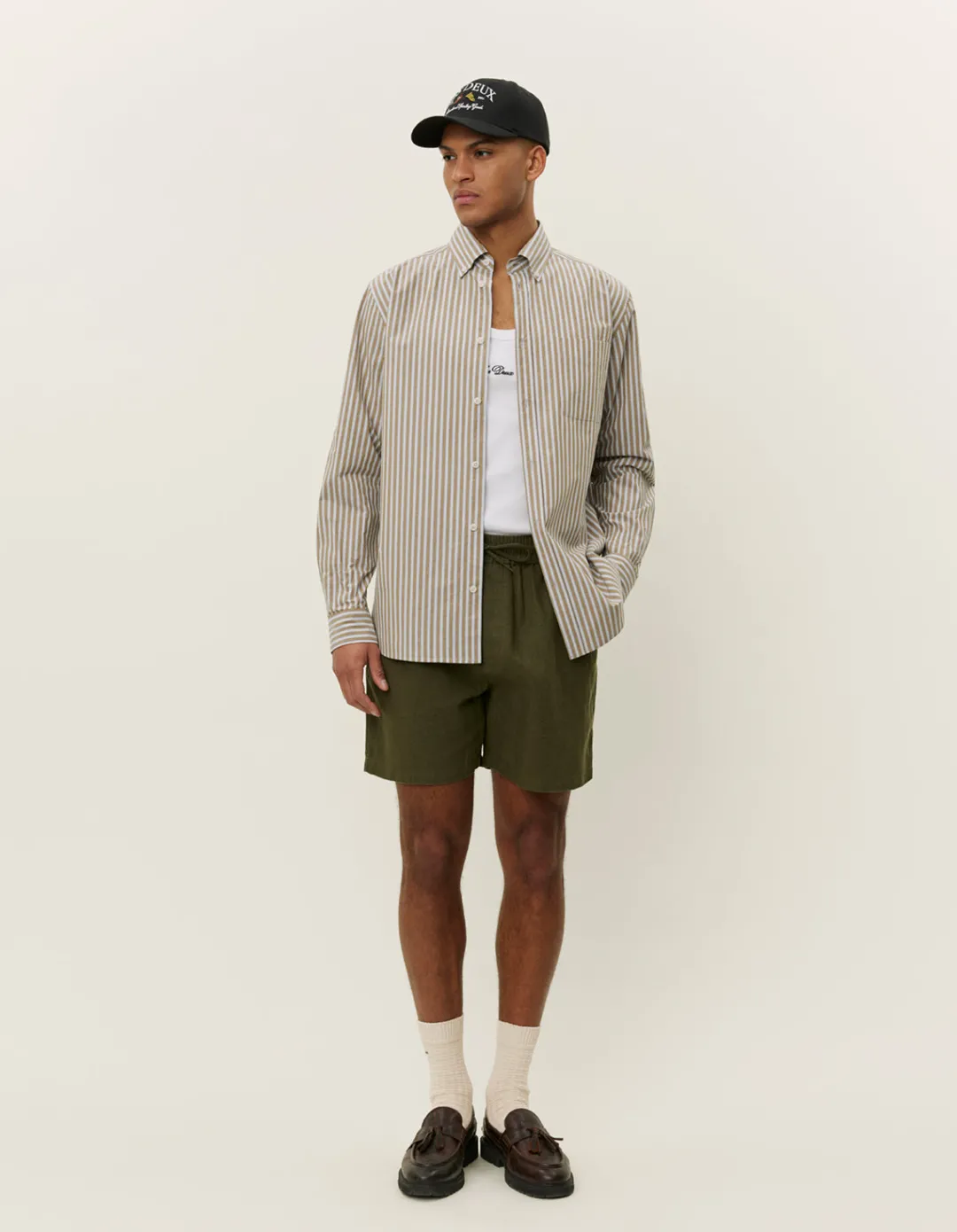 Les Deux Kent Stripe Poplin Shirt | Shirts / Overshirts