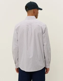Les Deux Kent Stripe Poplin Shirt | Shirts / Overshirts
