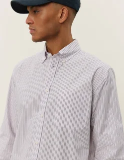 Les Deux Kent Stripe Poplin Shirt | Shirts / Overshirts