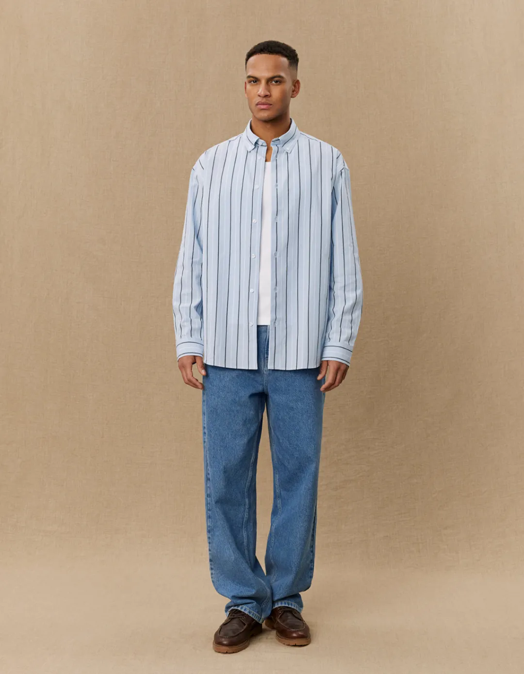 Les Deux Kolton Striped Yale Shirt | Shirts / Overshirts