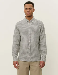 Les Deux Konrad Stripe Linen Shirt | Shirts / Overshirts