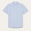 Les Deux Konrad Stripe Linen SS Shirt | Shirts / Overshirts