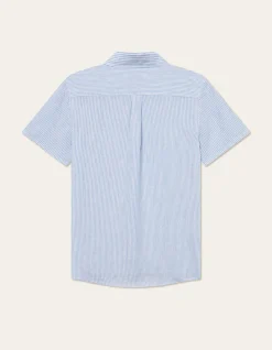 Les Deux Konrad Stripe Linen SS Shirt | Shirts / Overshirts