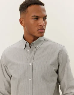 Les Deux Konrad Stripe Oxford Shirt | Shirts / Overshirts