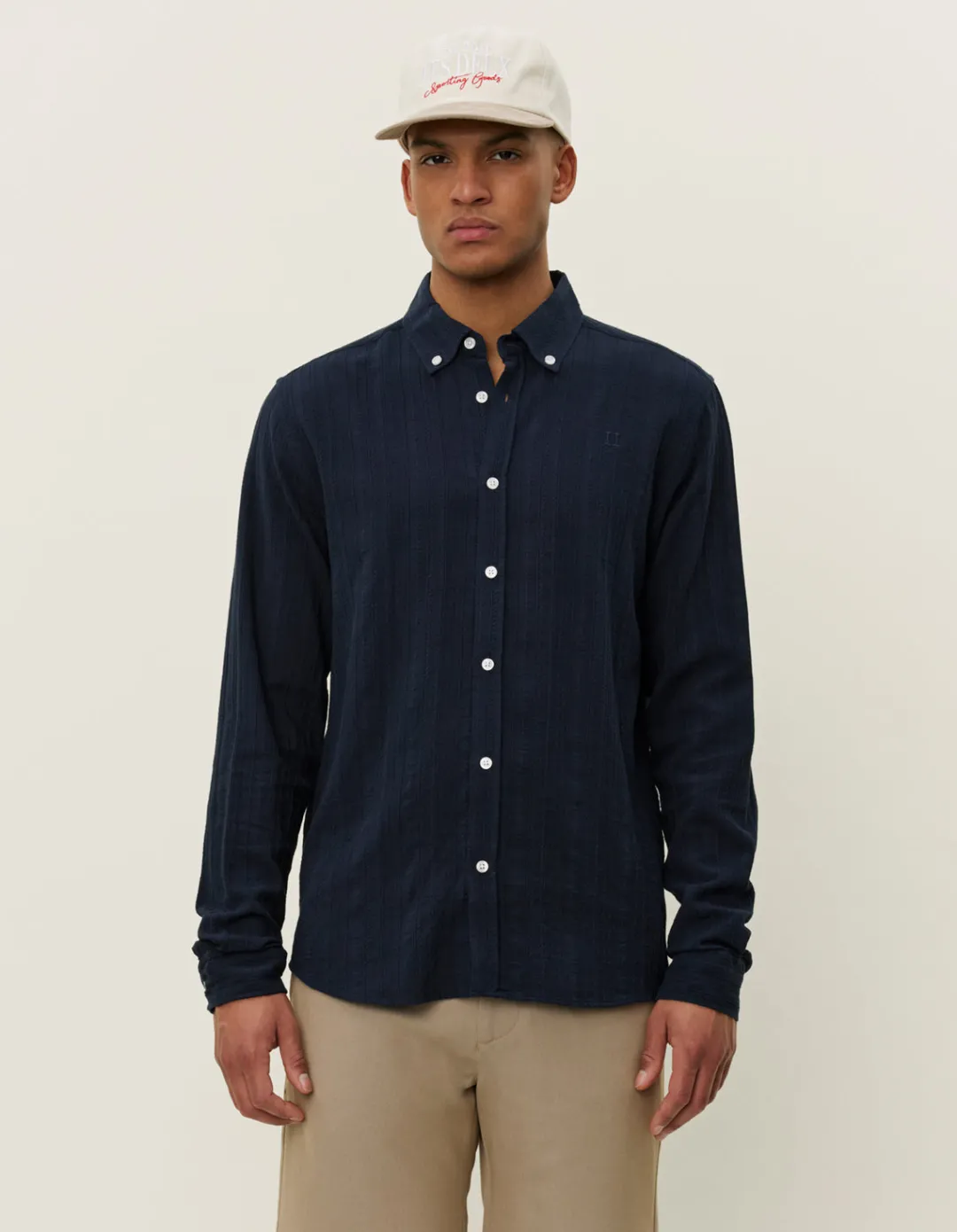 Les Deux Konrad Stripe Structure Shirt | Shirts / Overshirts