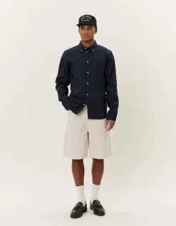 Les Deux Kristian Linen B.D. Shirt | Shirts / Overshirts