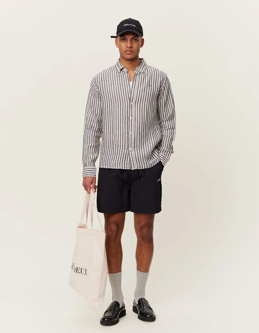Les Deux Kristian Linen B.D. Shirt | Shirts / Overshirts