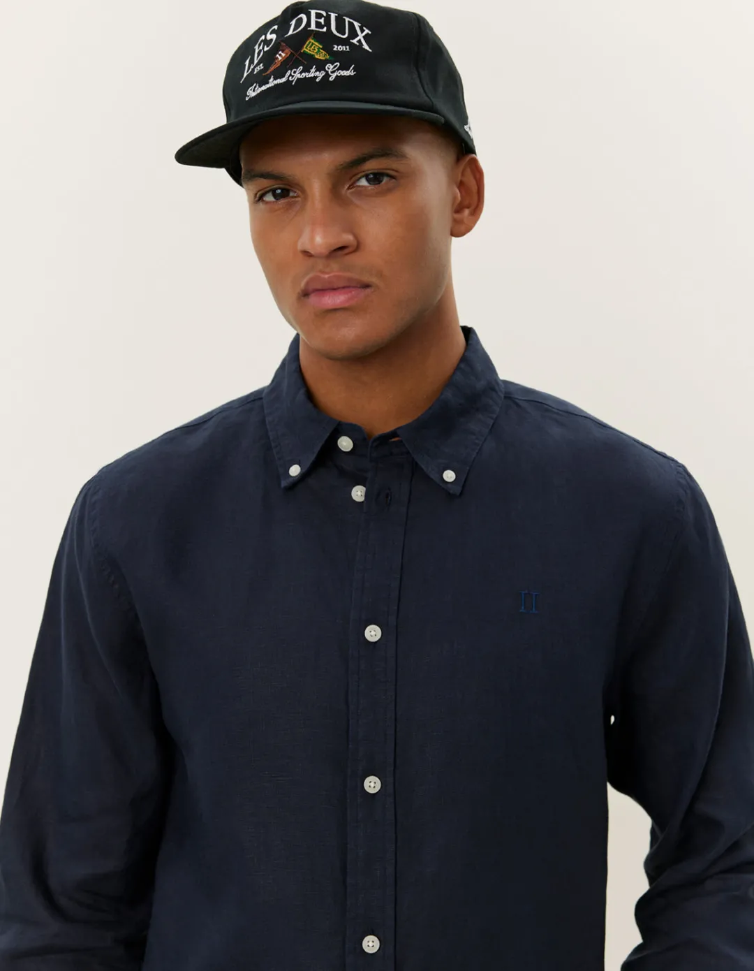 Les Deux Kristian Linen B.D. Shirt | Shirts / Overshirts