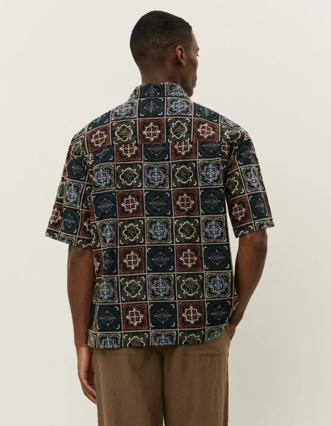 Les Deux Larry AOE Tile SS Shirt | Shirts / Overshirts