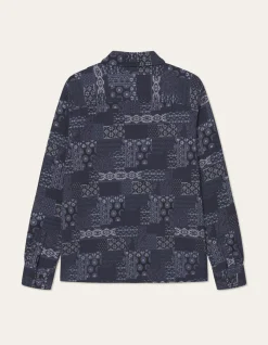 Les Deux Layton Contrast Jacquard Overshirt | Shirts / Overshirts