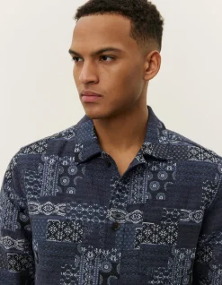 Les Deux Layton Contrast Jacquard Overshirt | Shirts / Overshirts