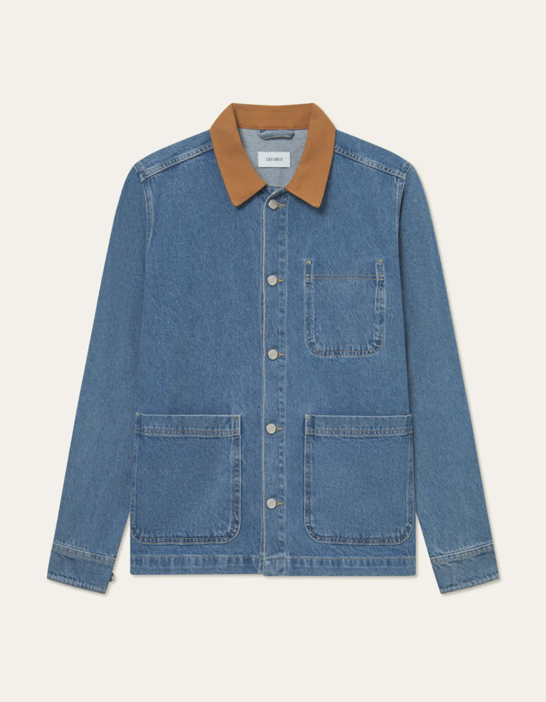 Les Deux Layton Washed Denim Overshirt 2.0 | Shirts / Overshirts