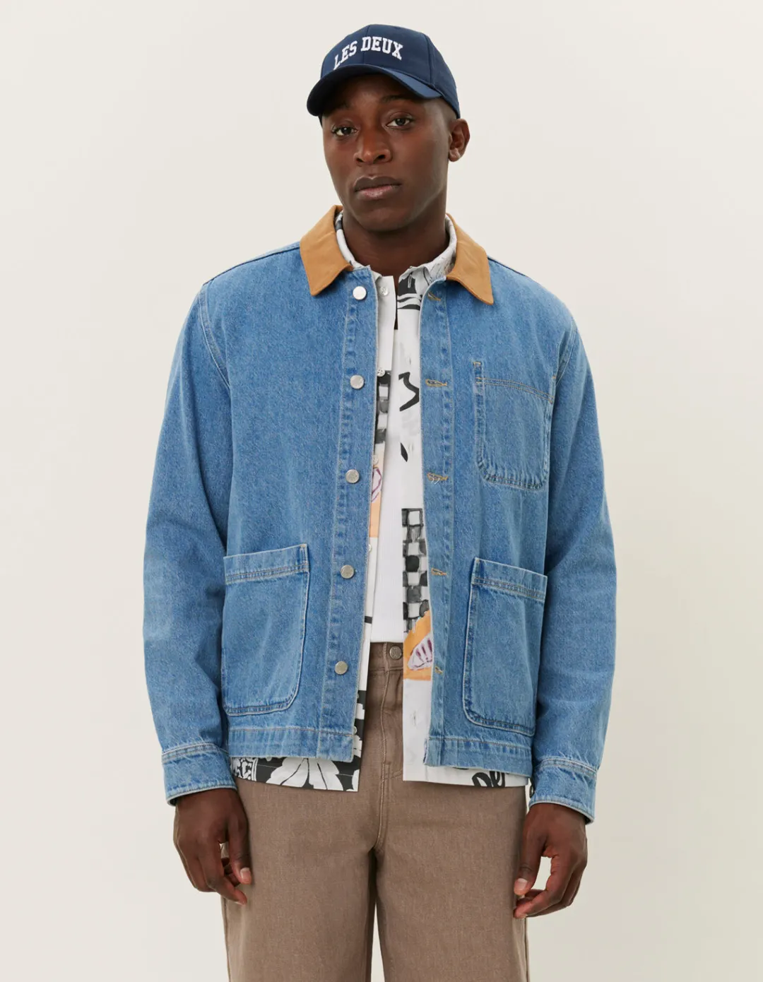 Les Deux Layton Washed Denim Overshirt 2.0 | Shirts / Overshirts