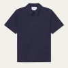 Les Deux Lenny Seersucker Zipper SS Shirt | Shirts / Overshirts