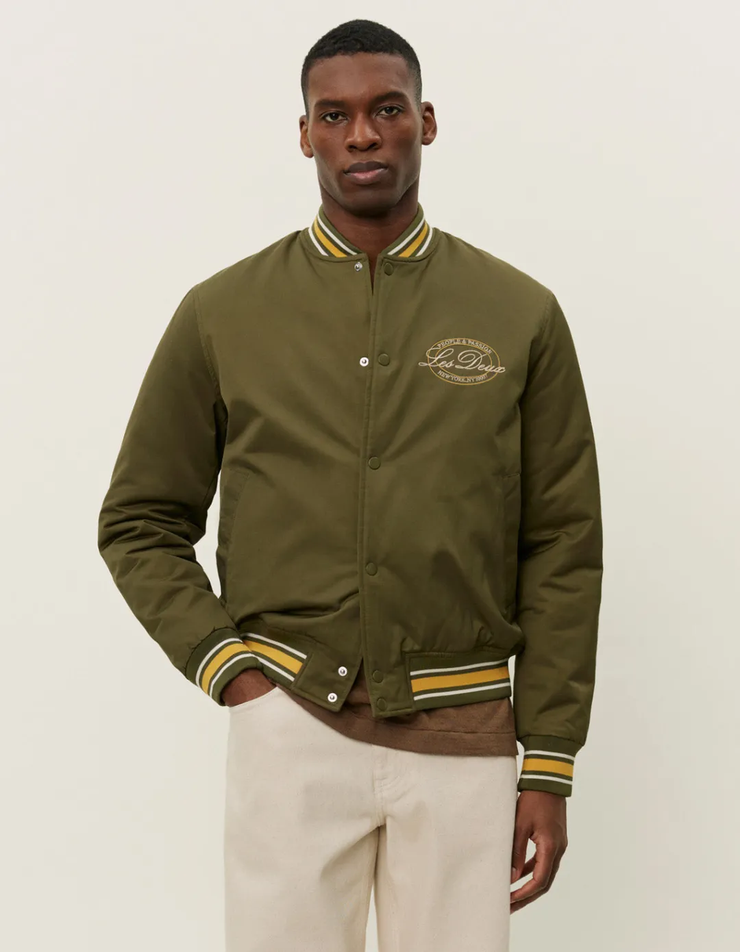 Les Deux Tech Varsity Jacket | Jackets / Coats