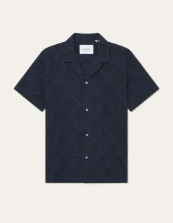 Les Deux Lesley Flower Tile AOP SS Shirt | Shirts / Overshirts