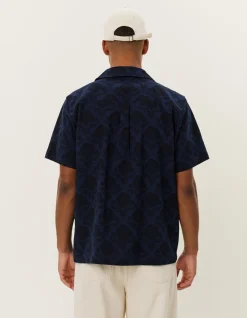 Les Deux Lesley Flower Tile AOP SS Shirt | Shirts / Overshirts