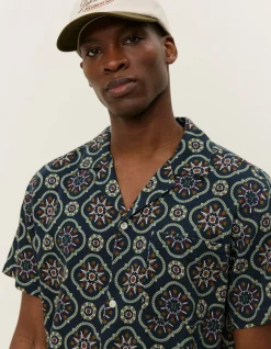 Les Deux Lukas AOP Tapestry SS Shirt | Shirts / Overshirts