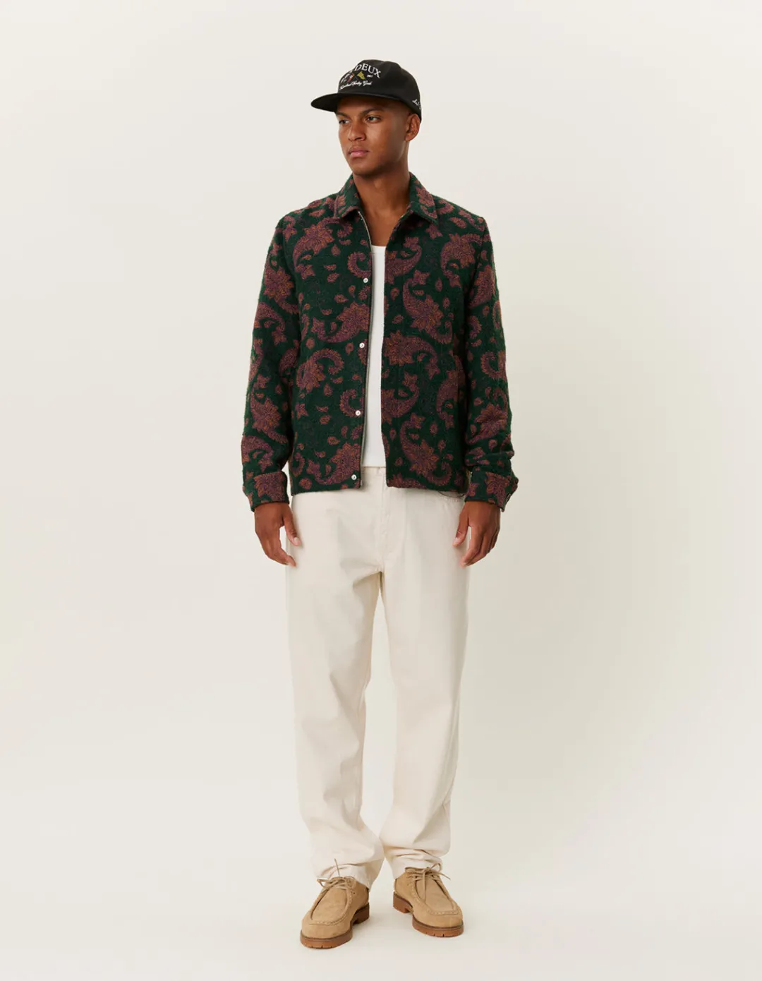 Les Deux Noel Jacquard Coach Jacket | Jackets / Coats
