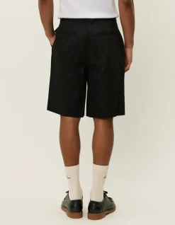 Les Deux Randall Pleated Twill Suiting Shorts | Shorts