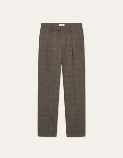 Les Deux Reece Pleated Check Suit Pants | Pants