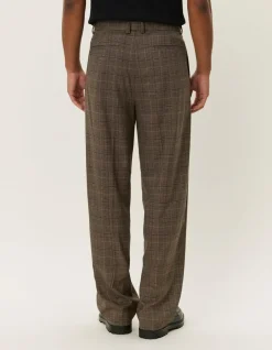 Les Deux Reece Pleated Check Suit Pants | Pants